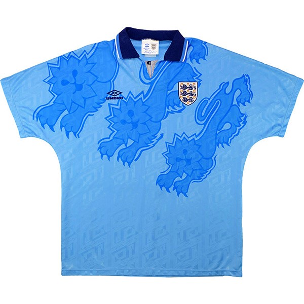 Tailandia Camiseta Inglaterra 3rd Retro 1992 Azul